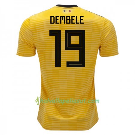 Jalkapallo Pelipaidat Belgia Dembele 19 World Cup 2018 Vieraspaita